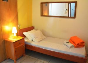 Krevet ili kreveti u jedinici u objektu El Viajero Asuncion Hostel & Suites