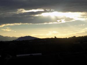A general mountain view or a mountain view taken from a panziókat