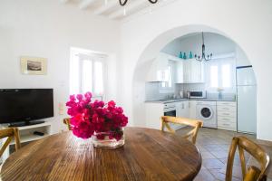 A cozinha ou cozinha compacta de Aeri Villas & Apartments