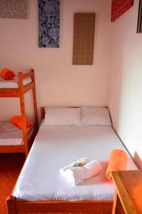 Krevet ili kreveti u jedinici u objektu El Viajero Asuncion Hostel & Suites