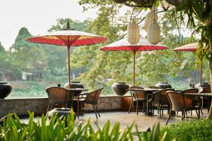 Zahrada ubytování Anantara Chiang Mai Resort