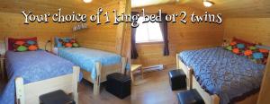 Postel nebo postele na pokoji v ubytování Tschurtschenthaler Lodge