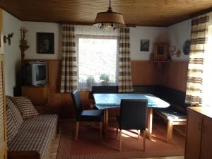 A seating area at Haus Osterrieder