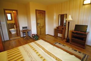 TV a/nebo společenská místnost v ubytování Hotel Asenevtsi