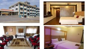 Postel nebo postele na pokoji v ubytování Hotel Sriram JB Residency