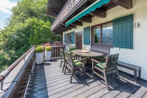 Balkón alebo terasa v ubytovaní Chalet Juwel