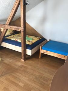 Postel nebo postele na pokoji v ubytování Ferienwohnung Zeitler