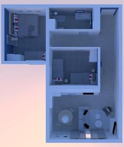 Κάτοψη του Porta Mare No12 - PRZY SAMEJ PLAŻY Z WIDOKIEM NA MORZE