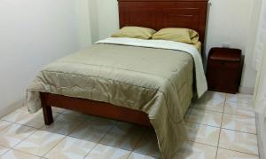 Cama o camas de una habitación en Hotel Brunning