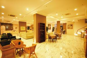A seating area at Hotel Excelsior