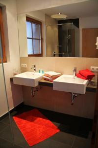 Koupelna v ubytování Alberts Bellevue Appartements