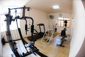 Fitness centrum a/nebo fitness zařízení v ubytování Hotel Tito's