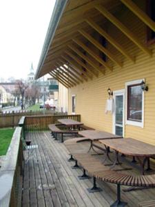 Budova, kde se hostel nachází