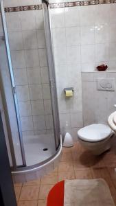 Bilik mandi di Ferienwohnungen Regina Unger