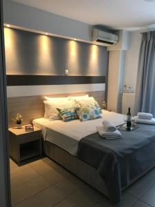 Ένα ή περισσότερα κρεβάτια σε δωμάτιο στο Lion Apartment Port