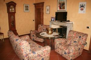 Oleskelutila majoituspaikassa Antica Cittadella B&B