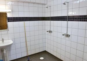Koupelna v ubytování Vimmerby Vandrarhem