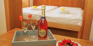 Nápoje v ubytování Hotel Gold
