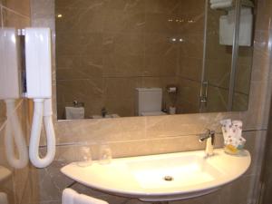 Koupelna v ubytování Hotel San Sebastián Hospedería