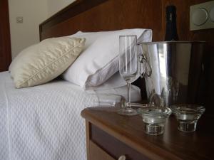 Postel nebo postele na pokoji v ubytování Hotel San Sebastián Hospedería