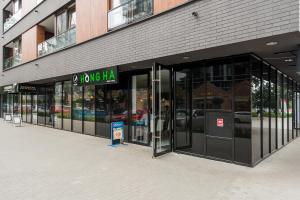 Supermarket alebo iný obchod pri apartmáne alebo v okolí