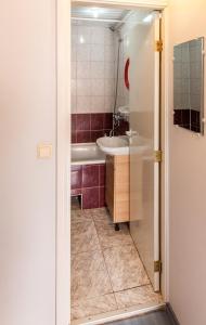 Koupelna v ubytování Vilnius Centre Flat + 14 fotografií