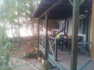 Zahrada ubytování Camp Sita