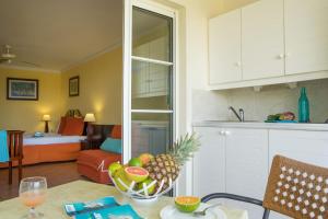 Jídlo v prázdninového areálu nebo okolí