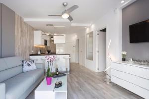 Μια τηλεόραση ή/και κέντρο ψυχαγωγίας στο Apartment Pearl