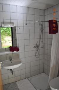 Łazienka w obiekcie Appartmenthaus Josefikeller