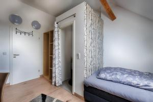 Postel nebo postele na pokoji v ubytování Pension Weinsberger Tal
