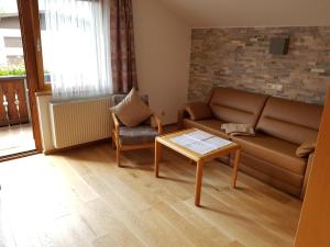 Posezení v ubytování Eckis Appartements