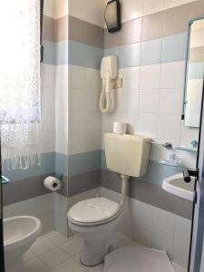 Koupelna v ubytování Hotel Ebe