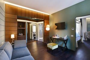 Istumisnurk majutusasutuses Stendhal Luxury Suites