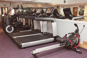 Fitness centrum a/nebo fitness zařízení v ubytování Royal Hotel