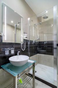 Koupelna v ubytování Košice Hotel