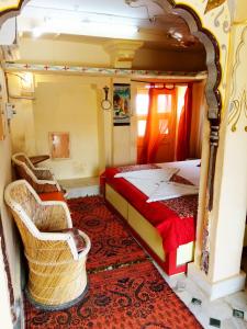 Ένα ή περισσότερα κρεβάτια σε δωμάτιο στο Hotel Paradise