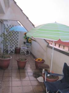 A patio or other outdoor area at Star Hostel