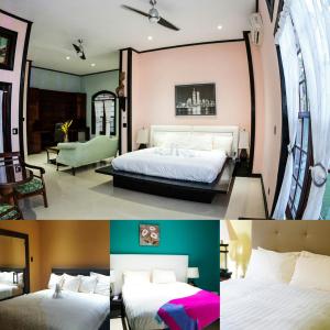 Ένα ή περισσότερα κρεβάτια σε δωμάτιο στο Villa Dora Mae