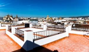 En balkon eller terrasse på Casa Los Cuatro Soles