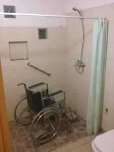 Koupelna v ubytování Alojamiento Dell Acqua