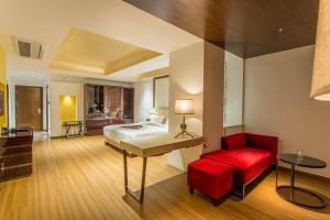 Hotel Abika Elite的休息区