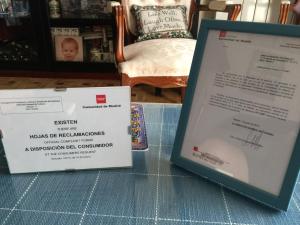 Certyfikat, podpis lub inny dokument wystawiony w obiekcie Apartamento Vive en Maravillas