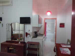 A television and/or entertainment centre at Kallithea Studios