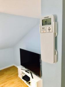 TV a/nebo společenská místnost v ubytování Apartamenty Platinum