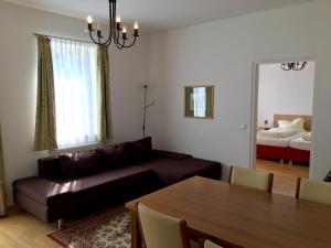 เตียงในห้องที่ Apfelwirt