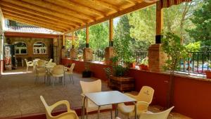 Restaurace v ubytování Pensión Rural Arroyo la Teja