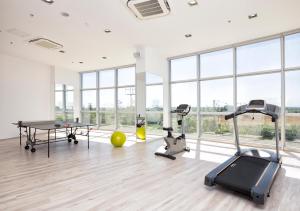 Fitness centrum a/nebo fitness zařízení v ubytování Ramada Hotel by Wyndham Edirne