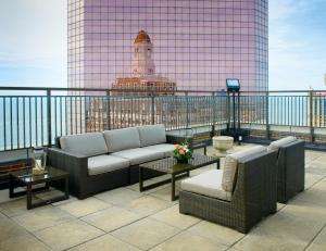 The Claridge Hotel的休息区
