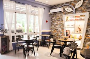 Posezení v ubytování Sun Giraffe Taitung B&B